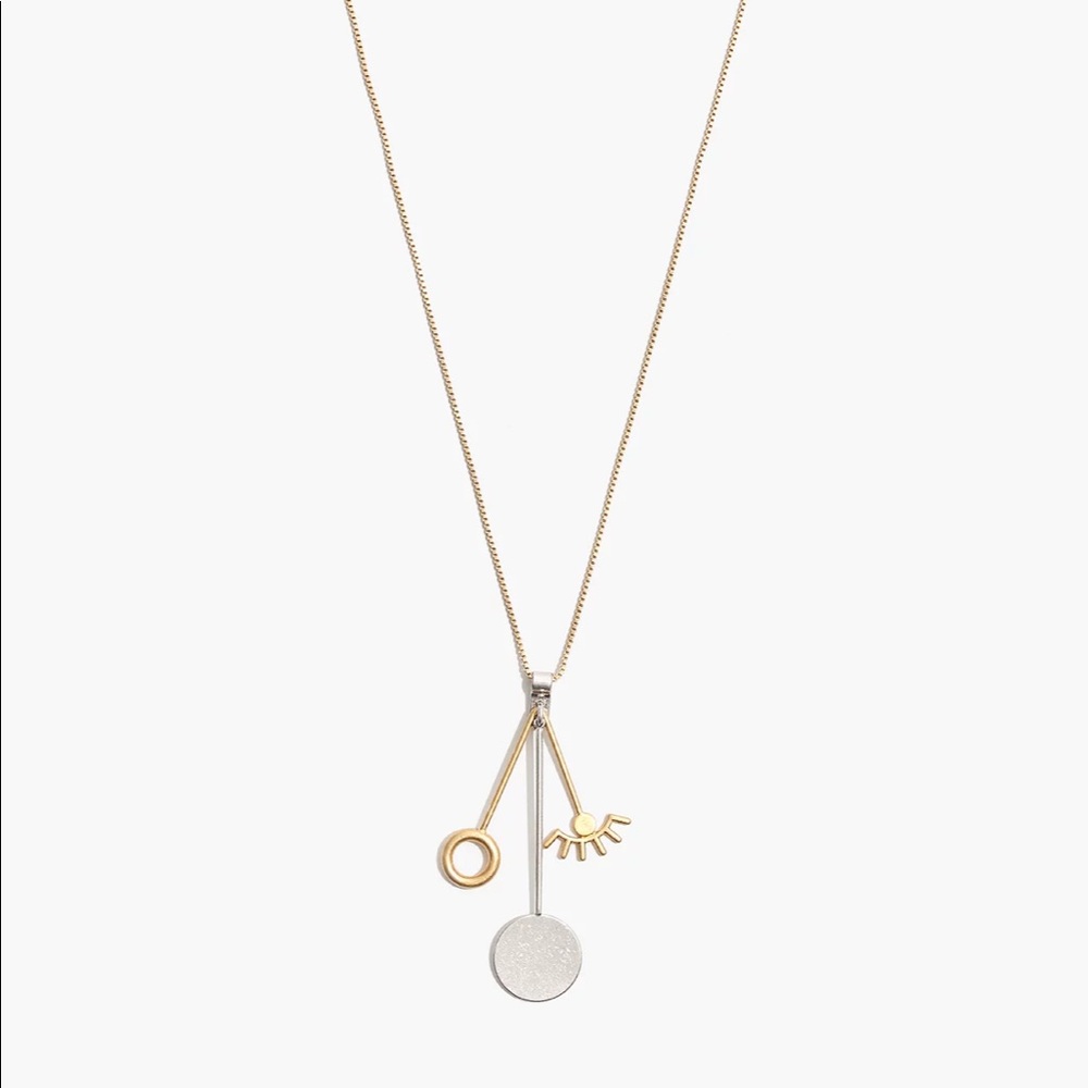 Madewell Seeing Eye Pendant Necklace